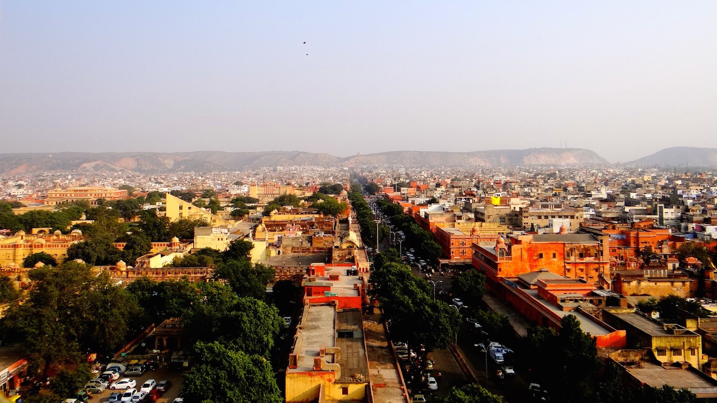 Jaipur Rajasthan Inde Old City Pink City Ville rose 