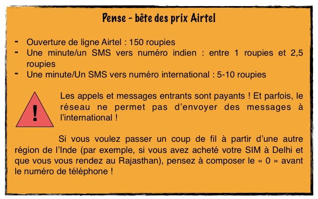 Airtel Ligne Téléphone Mobile Inde 